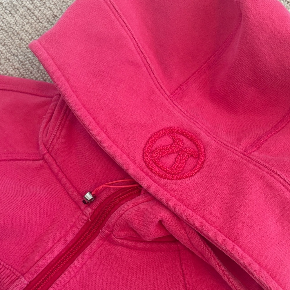 lululemon athletica Pink Varsity Jacket rare 2016